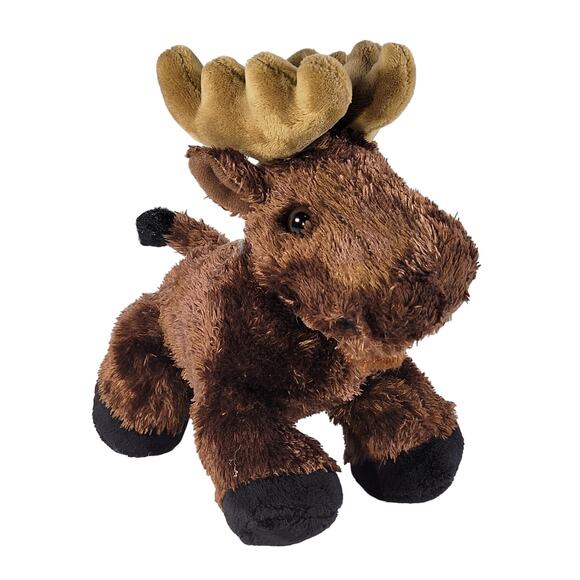 Wild Republic Plush Moose Toy, 7 Inch Stuffed Animal Brown Tan Very Soft - Picture 14 of 15